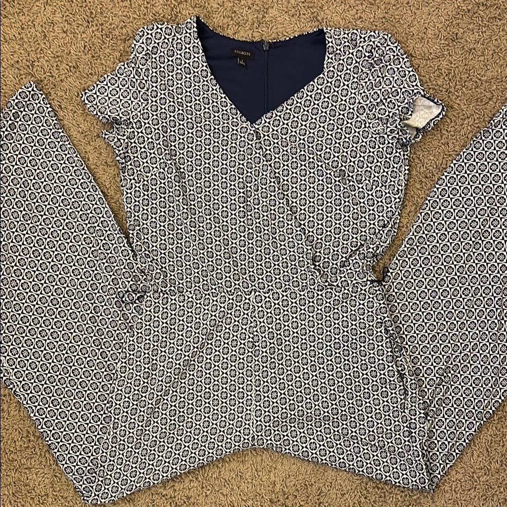 Talbots Patterned Jumpsuit